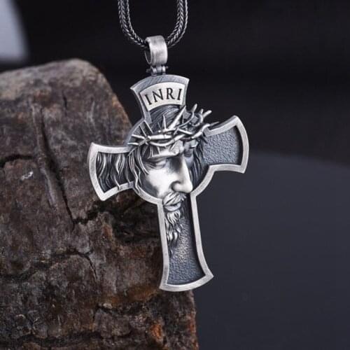 Celtic twill god Jesus head man pendant fashion punk hip-hop pendant religious party ornament