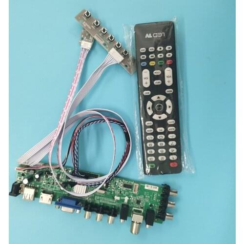 Kit For B116XW01 V1/B116XW01 V2 Signal controller board digital WLED 40pin VGA remote LEDDVB-T DVB-T2 1366X768 TV LVDS USB HDMI