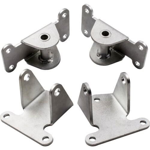 Front Engine Motor Mount Frame Mount Kit for Chevy SBC 327 350 400