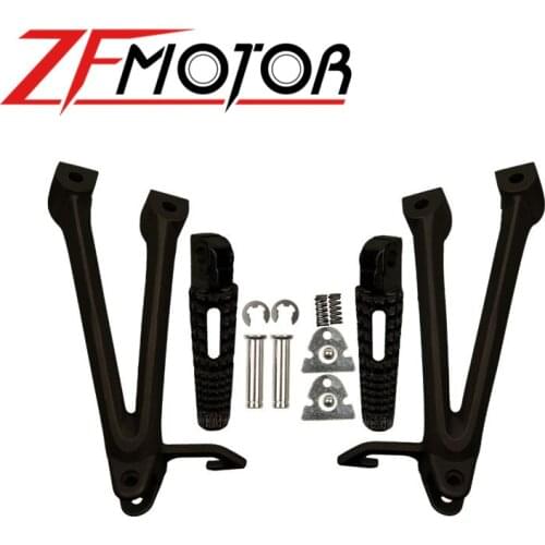 Motorcycle Footrest Set Rear Foot Pegs Bracket Mount For Suzuki GSXR600 GSXR750 2006 2007 GSXR 600 750 K6 K7