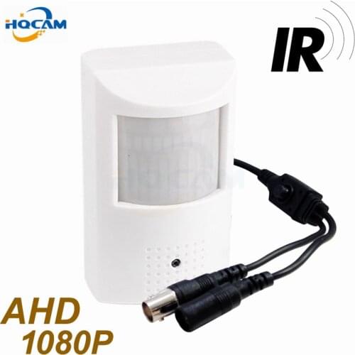 HQCAM OSD 1080P Mini AHD Camera Night Vision Camera 48pcs IR 940nm 3.7mm Lens 2.0megapixel PIR Cam CCTV AHD Mini Camera AHD