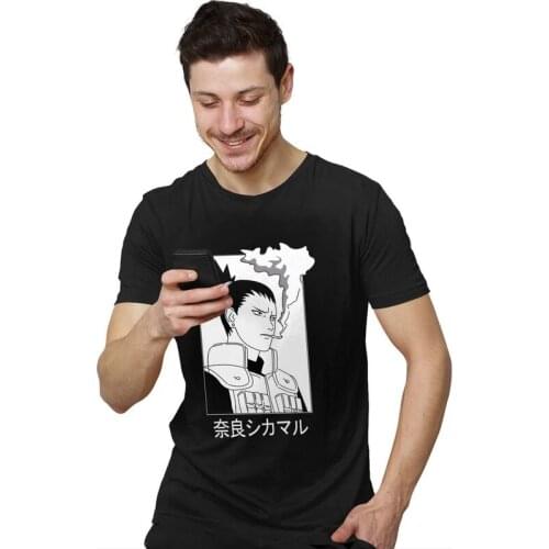 Male Anime Manga T Shirt Short-Sleeve Cotton Tshirt Fashion T-shirt Summer Simwill Tees Plus Size Clothes