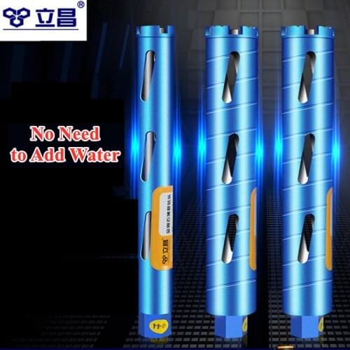 LICHANG Water Drill Bit Set Dry Type Core Hole Opener Diamond Drilling Tools Parts Perforator Wall Concrete Rebar Brick 370mm