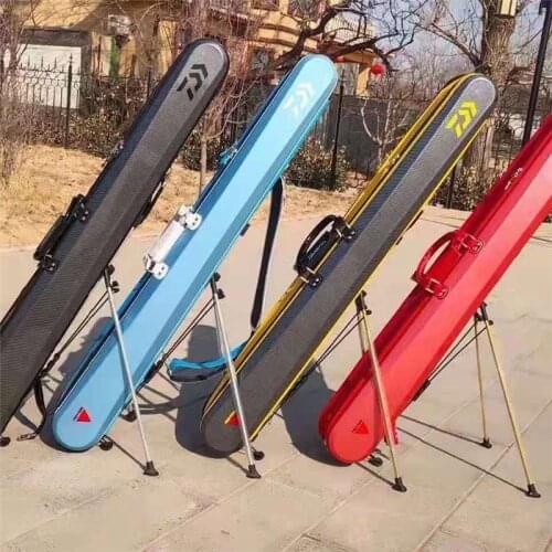 2020 New Daiwa Portable Fishing Rod Bag With Support High-capacity Fishing Bag Fishing Bag 130cm Fishing Tackle Storage Bags