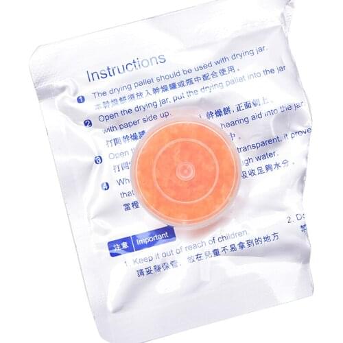 NEW Hearing Aid Aids Drying Desiccant Dehumidifier Earmold Desiccant Pallet Drying Capsule For Hearing Aid