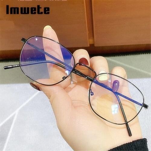 Imwete Anti Blue Light Glasses Women Men Vintage Computer Eyeglasses frame Optica Gaming Glasses frames Spectacles
