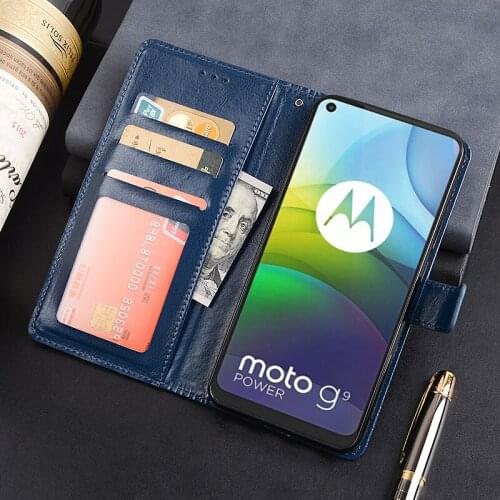 Flip Wallet Case For Motorola Moto G9 Power Leather Cover For Moto G9 Power Phone Case Funda Capa Coque