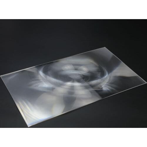 1pc 102x127 mm Plastic Fresnel Lens Focal Length 120mm for DIY Home Projector Plane Magnifier Solar Concentrator Optical Glass