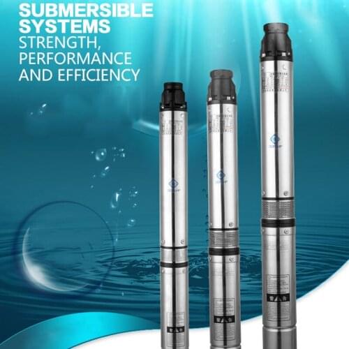 Stainless submersible pump 70m submersible pump fountain 1.1kW 2 years warranty factory price submersible well pump