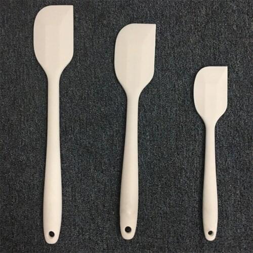 Silicone Food Grade Non Stick Butter Cooking Silicone Spatula Set Cookie Pastry Scraper Cake Baking Spatula