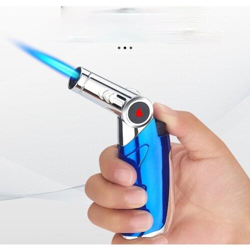 Elbow Foldable Spray Gun Lighter Outdoor Barbecue Windproof Lighter Smoking Accessories for Weed Briquets Et Accessoires Fumeurs