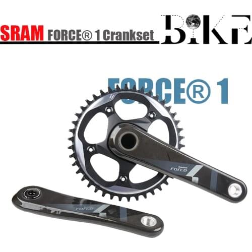 SRAM Force1 FC 1X11 11 Speed Road Bike Bicycle Crankset GXP Carbon Lage 38/42/46/50/54T 170mm 172.5mm Cross Country XSYNC