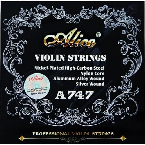 Alice 2 sets Violin Strings A747 Violin Accessories part Professional Violin String