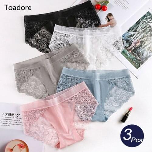 Toadore Womens Underwear Seamless Panties For Women Sexy Lace Tempting Underpants Briefs Woman Panty Bragas Majtki Damskie