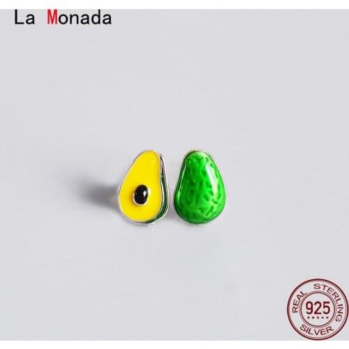 La Monada Silver Stud Earrings For Girls Piercing Ear Womens Earrings Stud Asymmetrical Small Earrings For Women Silver 925