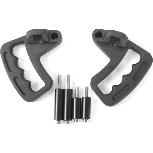 2Psc Front Aluminum Grab Handles Grip Handle Grab Bars for Jeep For Wrangler JK JKU 2 Door 4 Door 2007