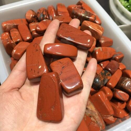 200gNatural Red Jasper stone polished big size mineral tumbled stone for Reiki