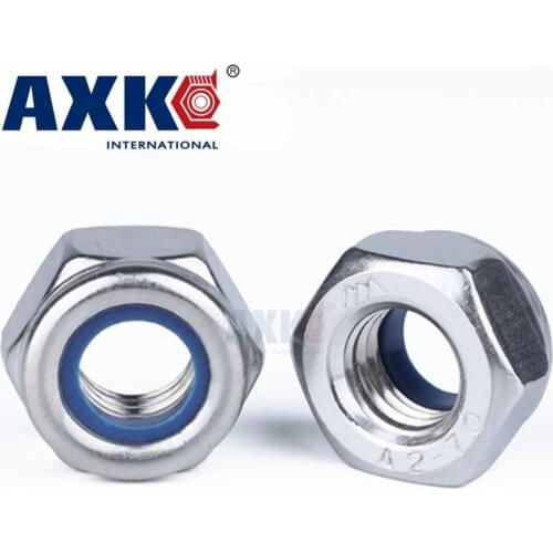 2019 Decor Wood Furniture 50pcs Din985 M2 M2.5 M3 M4 M5 M6 M8 Galvanized Self-locking Nut Lock Locknut Slip Nylon Hex Hw008