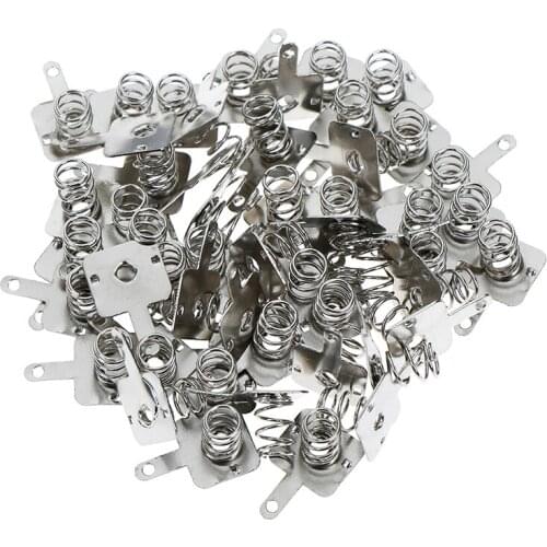 50 Pairs Battery Shrapnel AA Or AAA Battery Spring Positive And Negative Contact Wholesale
