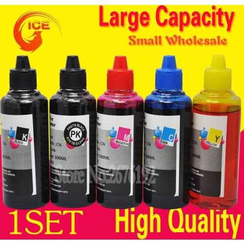 500ML INK For Canon PIXMA iP5100 iP5200 iP5200R iP5300 iP7600 Printer Cartridge Ink Kit Refilling ink Kits PGI5BK