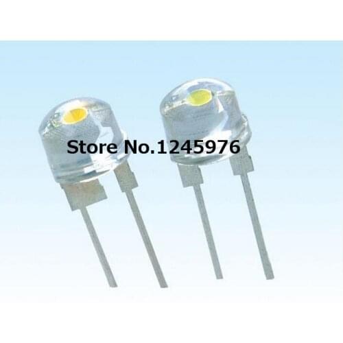 8MM red 0.25W straw hat light-emitting diode LED Light Beads