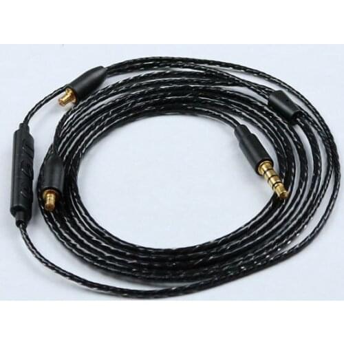 A2DC oxygen-free copper HIFI headphone upgrade line DIY wire-controlled audio line headphone cable for L5 0E40 E50