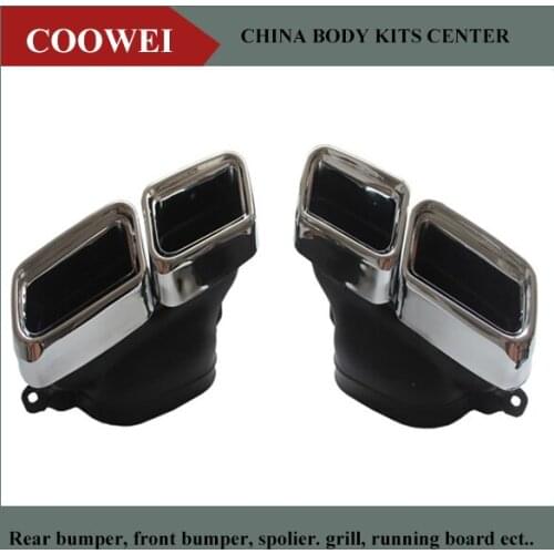 Statinless Steel style car Exhaust Pipe Auto Car Muffler For Benz W212 W222 W204 E Class S Class E63 S63 R173