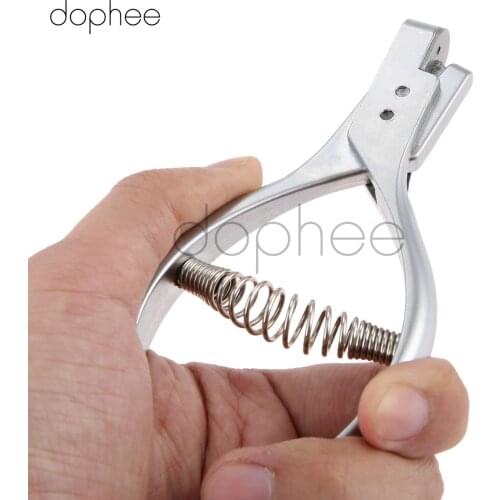 Dophee 1pcs U-Shaped Rolled Steel Garment Pattern Notcher Proofing Plier Sewing Cutting Marker For Garment Production