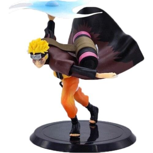 17cm Anime Naruto Uzumaki Naruto Wind Dun Spiral Hand Sword Action Figure PVC Collectible Model Toy Gift Naruto Bijuu