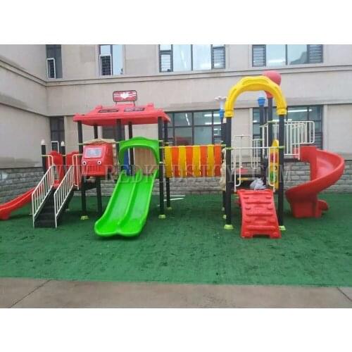 Exported to Qatar TUV Approved Eco-friendly Children Outdoor Playground HZ16-076A