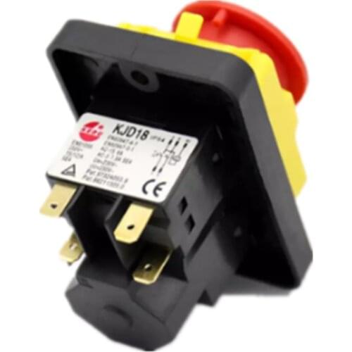 KJD18 AC 230V 5pin Electromagnetic Switch Magnetic Switch Solenoid Switch for Electric Power Tool and Machine Tool Equipment