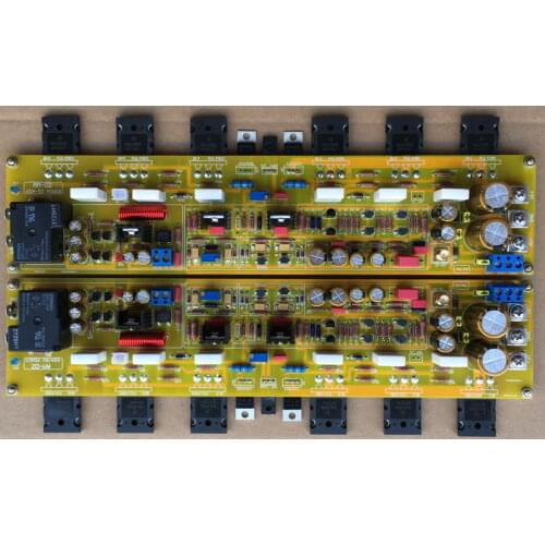 GZLOZONE One pair Pure Class A Amp board base KRELL KSA50 50W*2 (MJL4281/MJL4302) L3-59