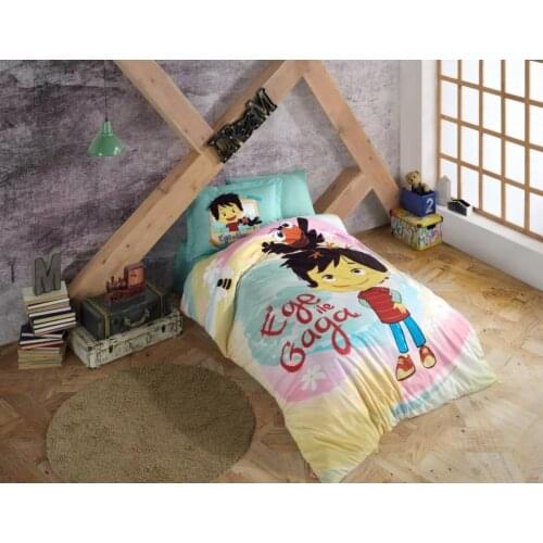 Hobby Licensed Aegean with Gaga 01 Tek Personality Poplin Quilt Cover Set