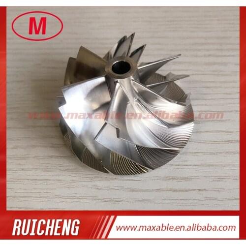 K27 54.00/59.95mm 6+6 blades turbo milling/aluminum 2618/billet compressor wheel