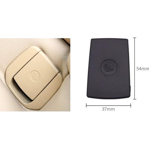 Car Rear Seat Hook ISOFIX Cover Child Restraint for BMW X1 E84 3 Series E90 F30 1 Series E87 Car Rear Seat Hook Bla Beige Buckle