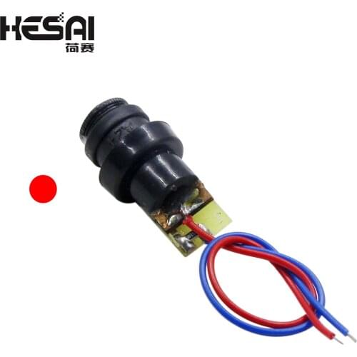Most popular Laser Diode 650nm 3V/5V 5mW Red Point Laser Module Head Glass Lens Focusable Industrial Class