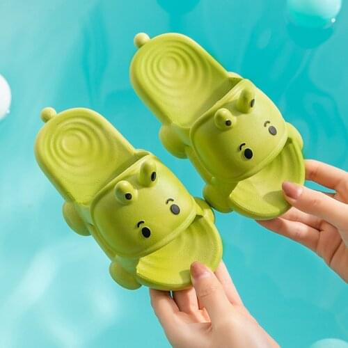 Summer Toddler Infant Kids Baby Boys Girls Childrens Cartoon Animal Cute Indoor Outdoor Non-slip Beach Slippers Flip Flops#g4