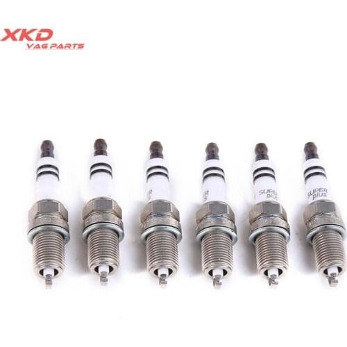 6Pcs Spark Plugs set For AU-DI S4 A6 S6 C5 Allroad Quattro 2.7T 101 000 063 AA
