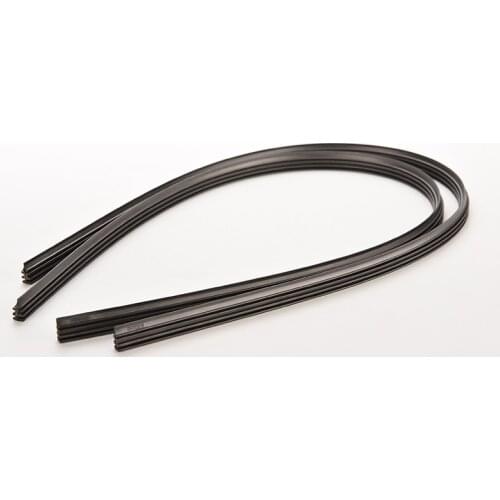 JETTING 1pcs (it Can Split 2 Pieces) Black Silicone Wiper Blade Frameless For Car Bus Windshield 2size Choice 24/26in Hot Sale