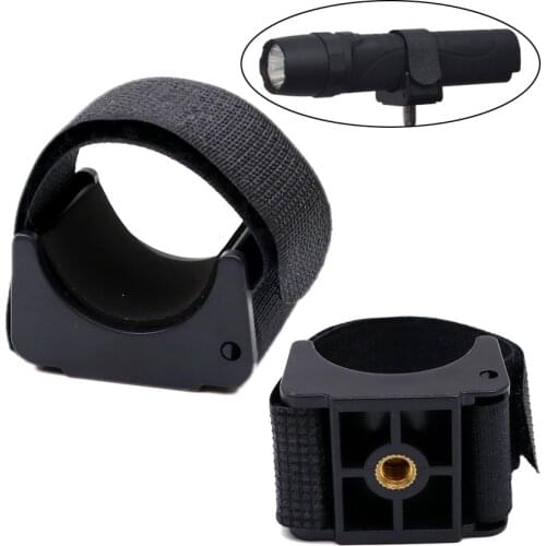 1 Piece Standard Holder U shap Mount Clip Grip Stand for diameter 20-50mm led Flashlight Torch Fishing light lamp Bike light