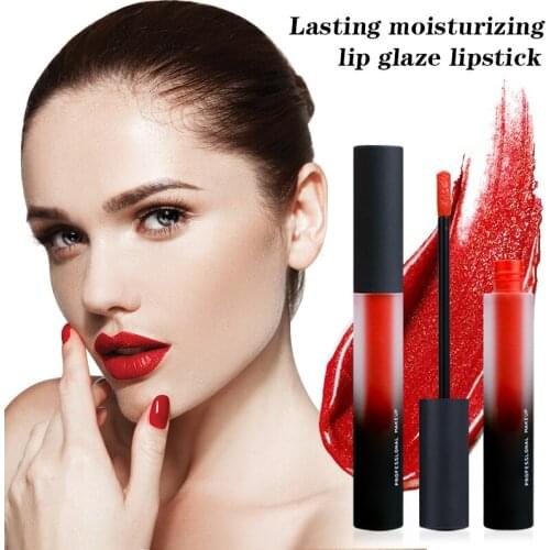 Lasting Lipgloss Liquid Lipstick Moisturizing Beauty Makeup Cosmetics Kissproof Accessories MH88