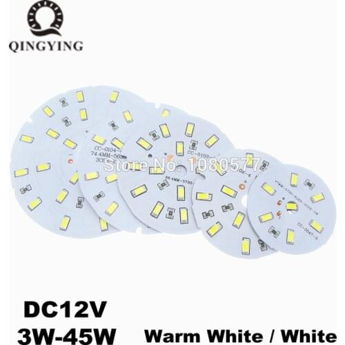 10pcs DC 12V LED Lamp Plate 5730 SMD PCB Board 3W 5W 7W 9W 12W 15W 30W 45W Light Source for Home Lighting DIY Light Bulb