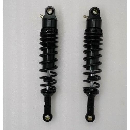 Universal 360mm Motorcycle 7mm spring nitrogen Shock Absorber Suspension for honda yamaha suzuki all Black