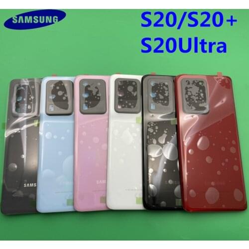 SAMSUNG Galaxy S20 G980 S20 plus s20Ultra Back Case Battery Cover Glass Housing Cover Door Rear Case Replacement Original