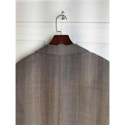 2021 Early Autumn French Retro College Herringbone Badge Decoration Blazer Women Blazer