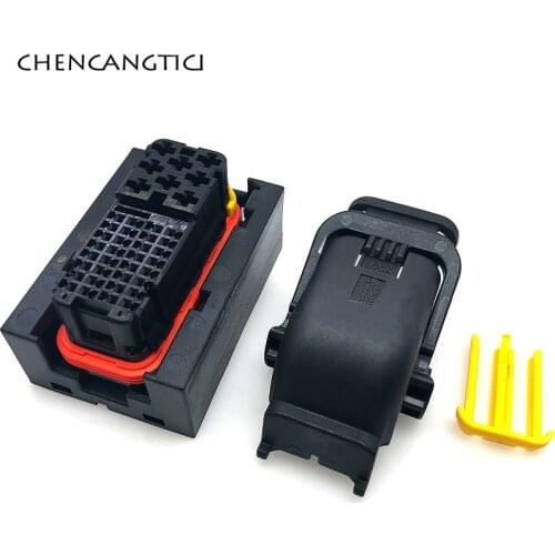 1 Set 40 Pin TE AMP Automotive PCB Plug ECU Connector Ignition Harness Socket Without Terminals Seal 1473252-1