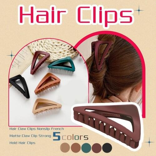 1pc Girls Hair Claw Women Geometric Hair Clamp Grab Hair Jaw Clip Grip Barrettes Korean Style Hair Pin Styling Accessories