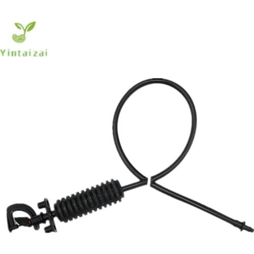 10pcs 360Degree Rotary Sprinkler Hanging Assembly Humidification Hanging Sprinkler For Greenhouse Drip Irrigation Fittings