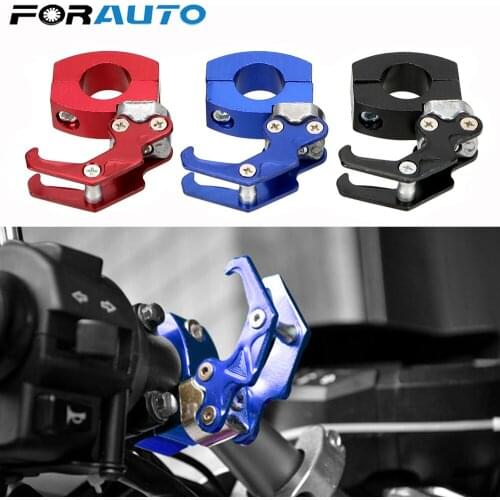 Aluminum Alloy Helmet Claw Hook Storage Bag Holder Carry Easy Install Motorcycle Bike bicycle Hook Luggage Bag Hanger 4 Colors