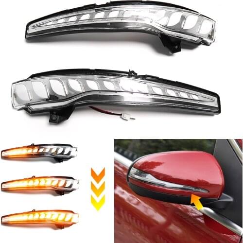 Car Dynamic Turn Signal Lamp LED Side Mirror Sequential Light Indicator For Mercedes Benz V-Class W447 Vito Metris EQV 2014-2020